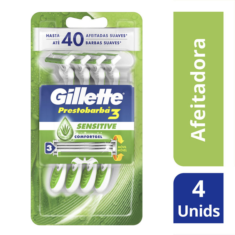 Maquinas-Para-Afeitar-3-Sensitive-4-Unid