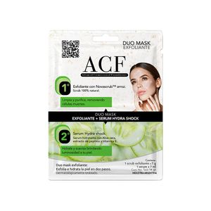 Mascarilla Facial Dúo Exfoliante Hidratante