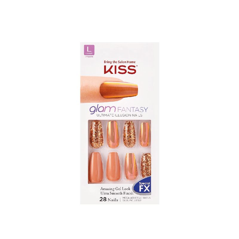 Uñas-Postizas-Kiss-Glam-Fantasy-Glue-On-Nails