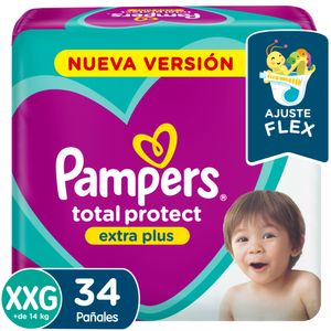 Pañales Total Protect Extra Plus 34 U