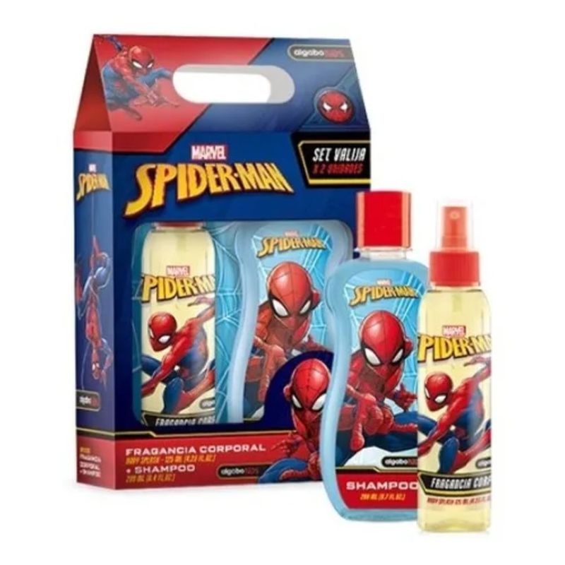Set-Body-Splash-Spiderman-125-Ml---Shampoo-200-ML