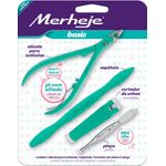 Kit-Alicate-para-Cuticulas---Espatula-para-Cuticulas---Cortador-de-Uñas---Pinza