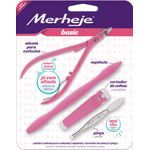 Kit-Alicate-para-Cuticulas---Espatula-para-Cuticulas---Cortador-de-Uñas---Pinza