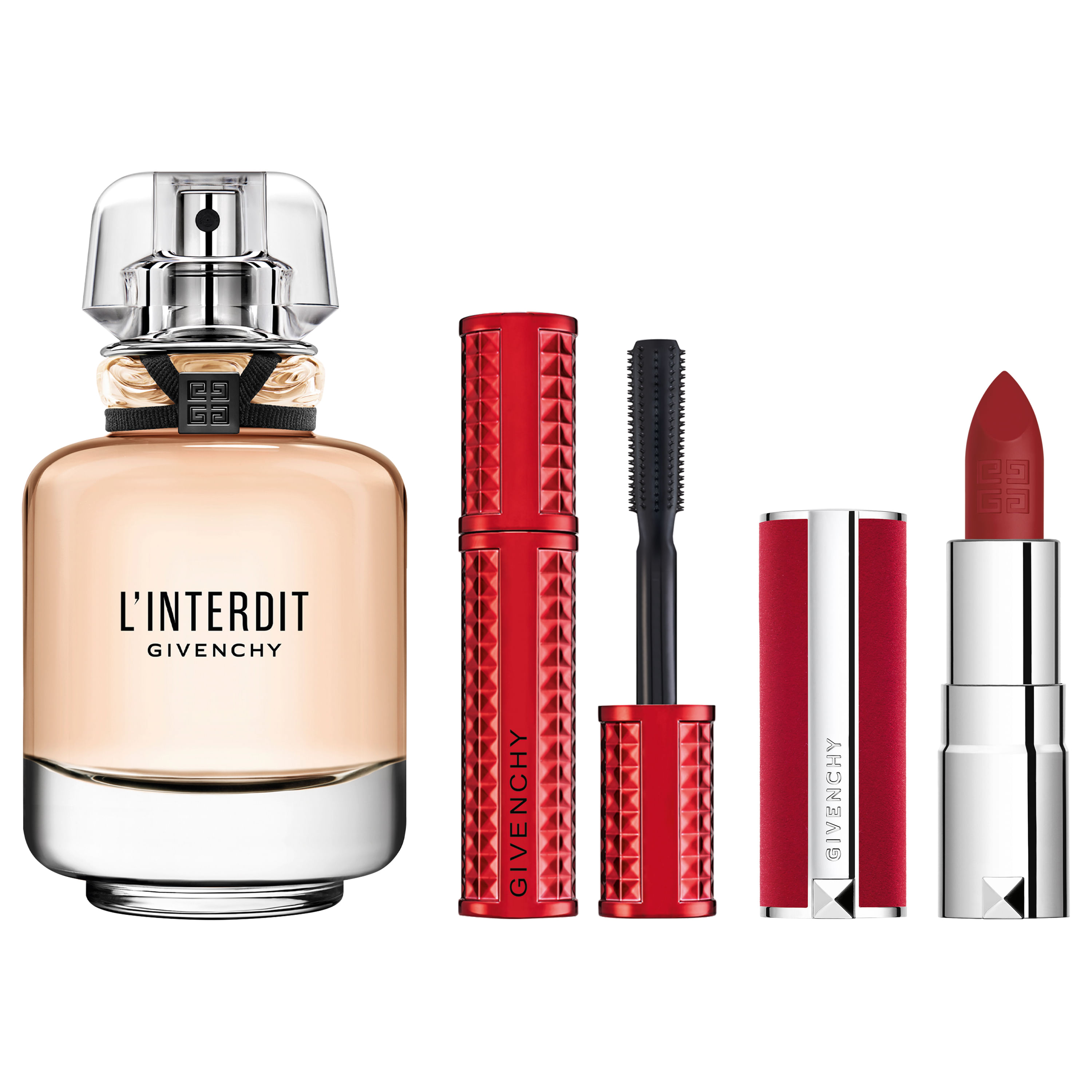 Givenchy Set L'Interdit EDP + labial mini + máscara de pestañas mini -  Perfumerías Pigmento