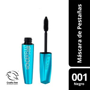 Máscara De Pestañas Con Aceite De Argán Wonder'Full Waterproof Black