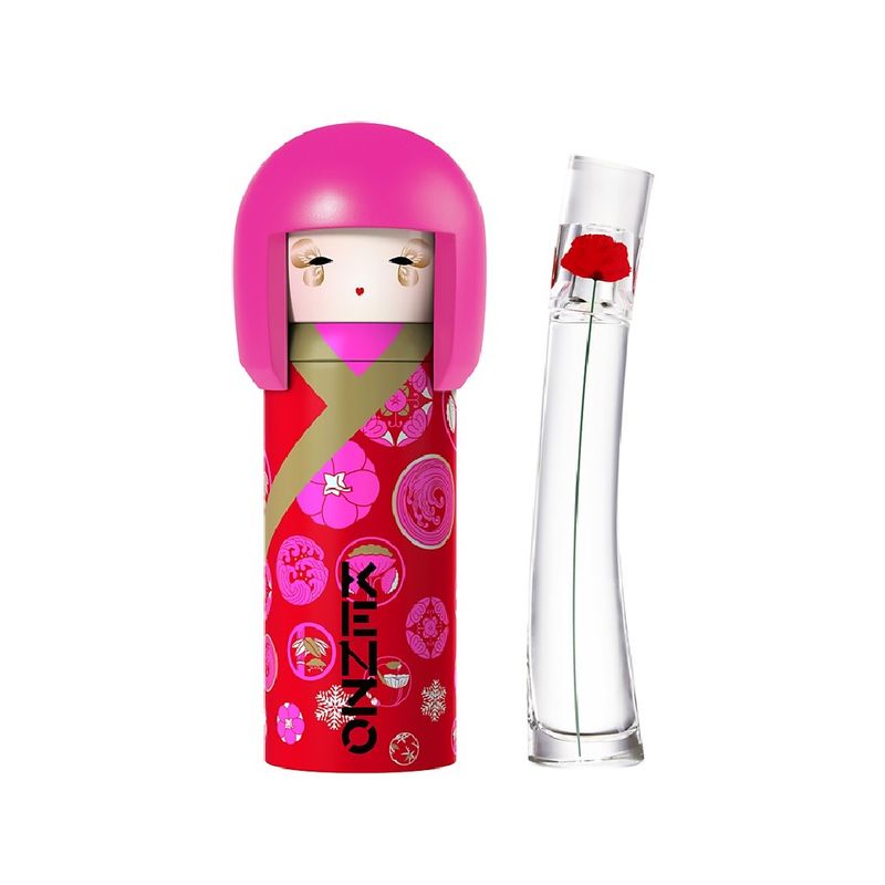 Kokeshi Flower Scarf