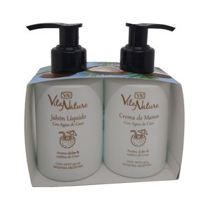 Kit Jabón Líquido + Crema De Manos Coco