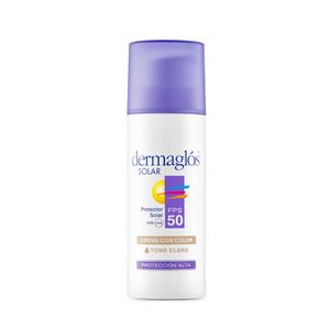 Protector Solar Crema Con Color Tono Claro FPS 50