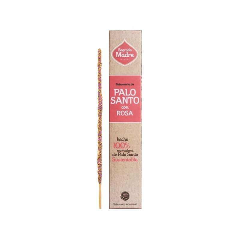 Sahumerios de Palo Santo con Rosa