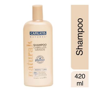 Shampoo Para Cabellos Grasos Con Menta y Lima