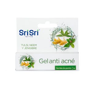 Gel Anti Acné Con Tulsi, Neem y Jengibre