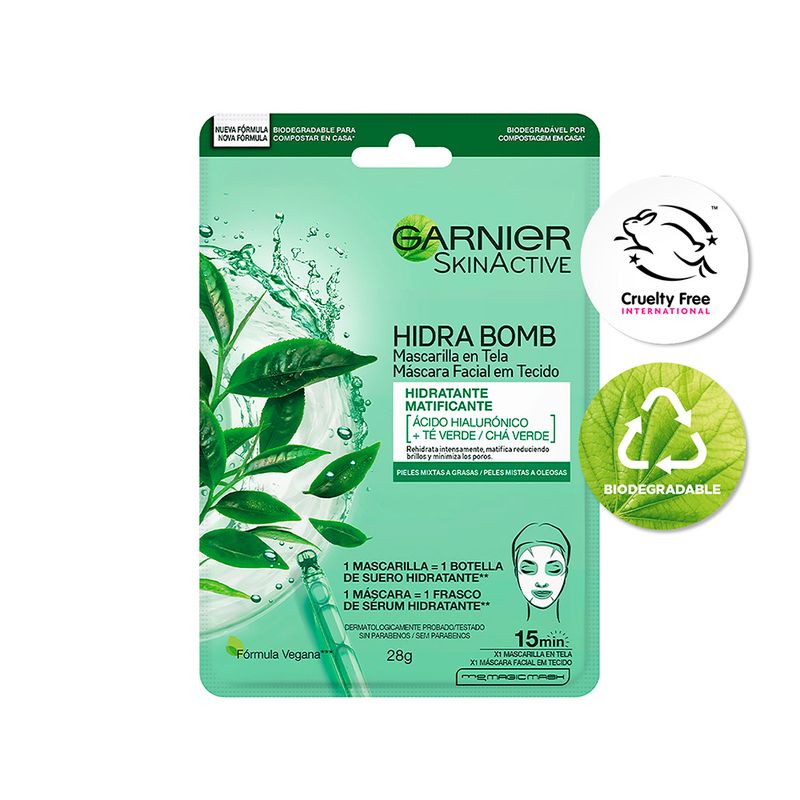 Mascarilla-Garnier-Skinactive-Green-Tea