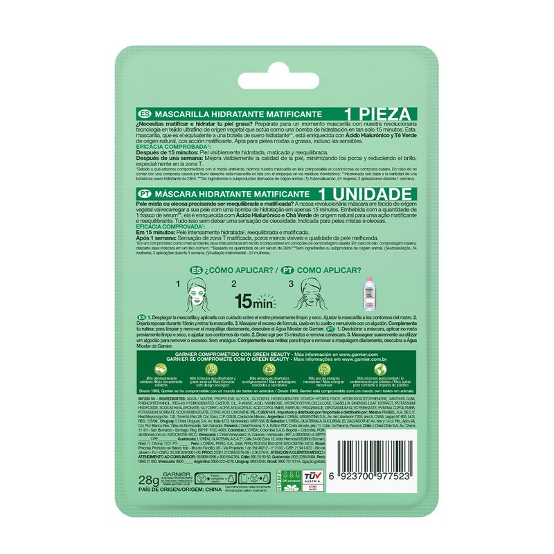 Mascarilla-Garnier-Skinactive-Green-Tea