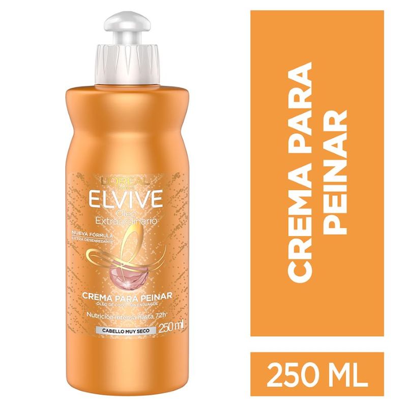 Elvive-Crema-Para-Peinar-Oleo-Extraordinario-Coco-L-Oreal-Paris-250-Ml
