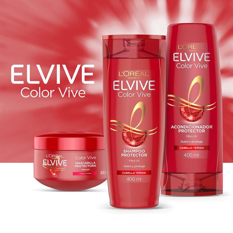 L'Oréal Elvive Color-Vive Low Champú Cabellos Teñidos 400ml