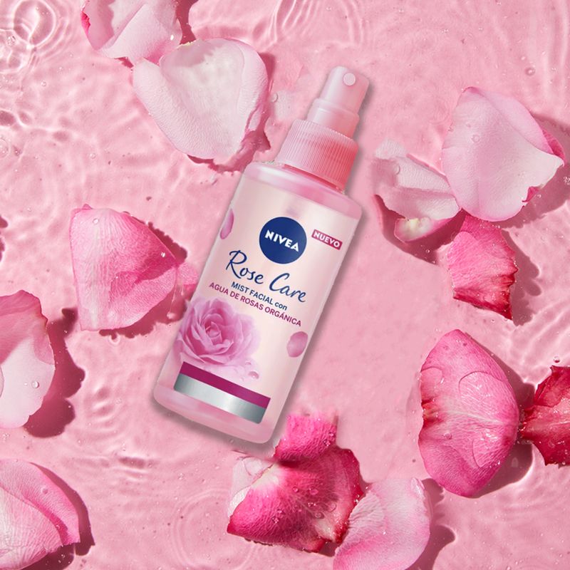 NIVEA Rose Care Mist Facial - Con Agua de Rosas Orgánica