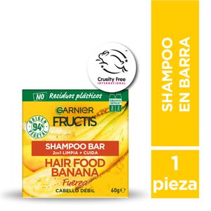 Shampoo Sólido Hair Food Banana