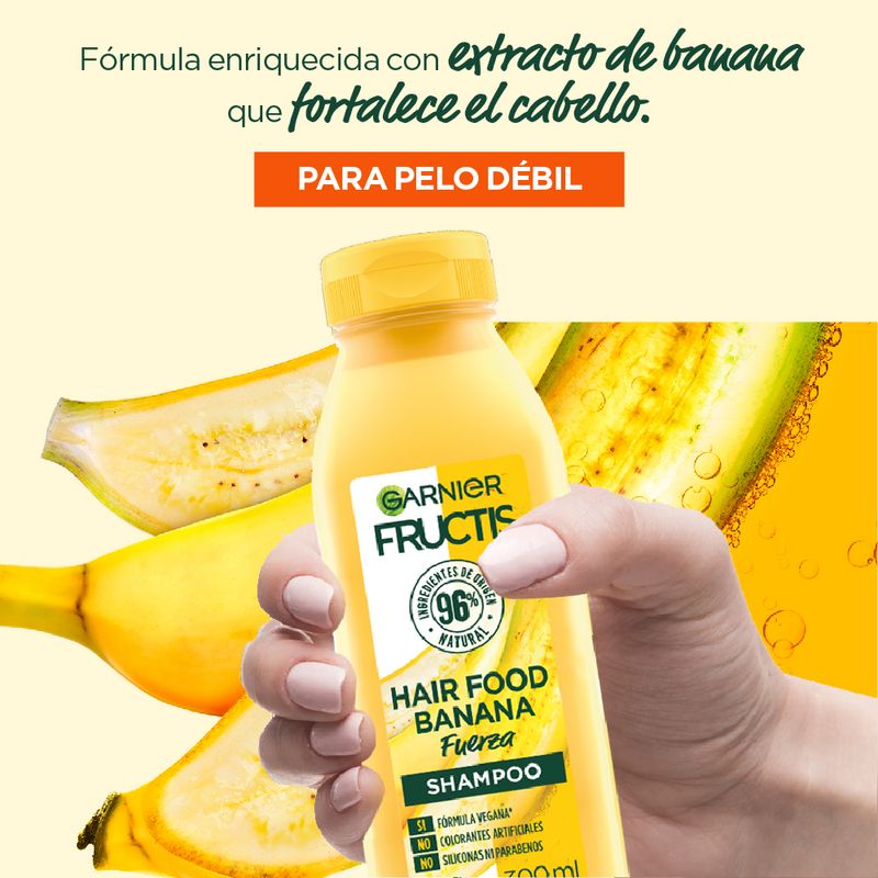 Shampoo-Hair-Food-Banana-Fructis-Garnier-300Ml