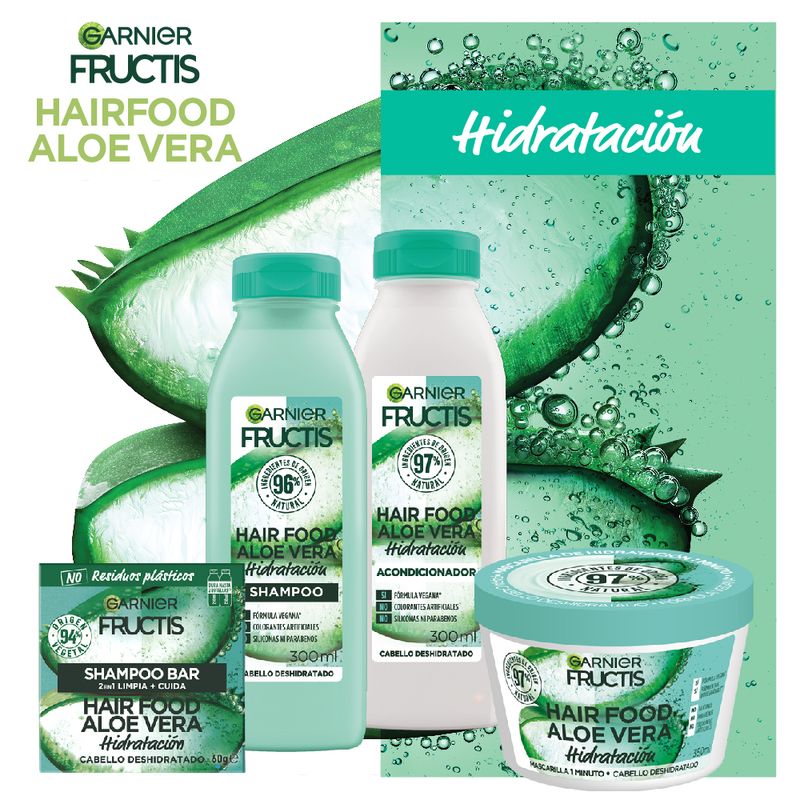 Shampoo-Hair-Food-Aloe-Fructis-Garnier-300Ml