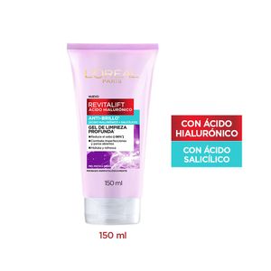 Gel De Limpieza Anti Brillo Con Ácido Hialurónico Revitalift