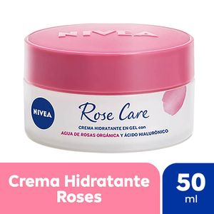 Crema Facial Hidratante en Gel Rose Care Para Todo Tipo de Piel