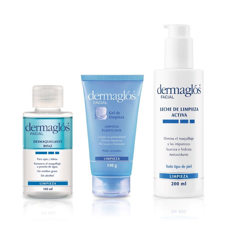 Dermaglos Kit Doble Limpieza Facial - Perfumerías Pigmento