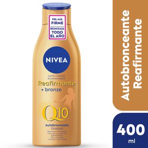 Loción Corporal Autobronceante + Reafirmante Q10 Uso Diario