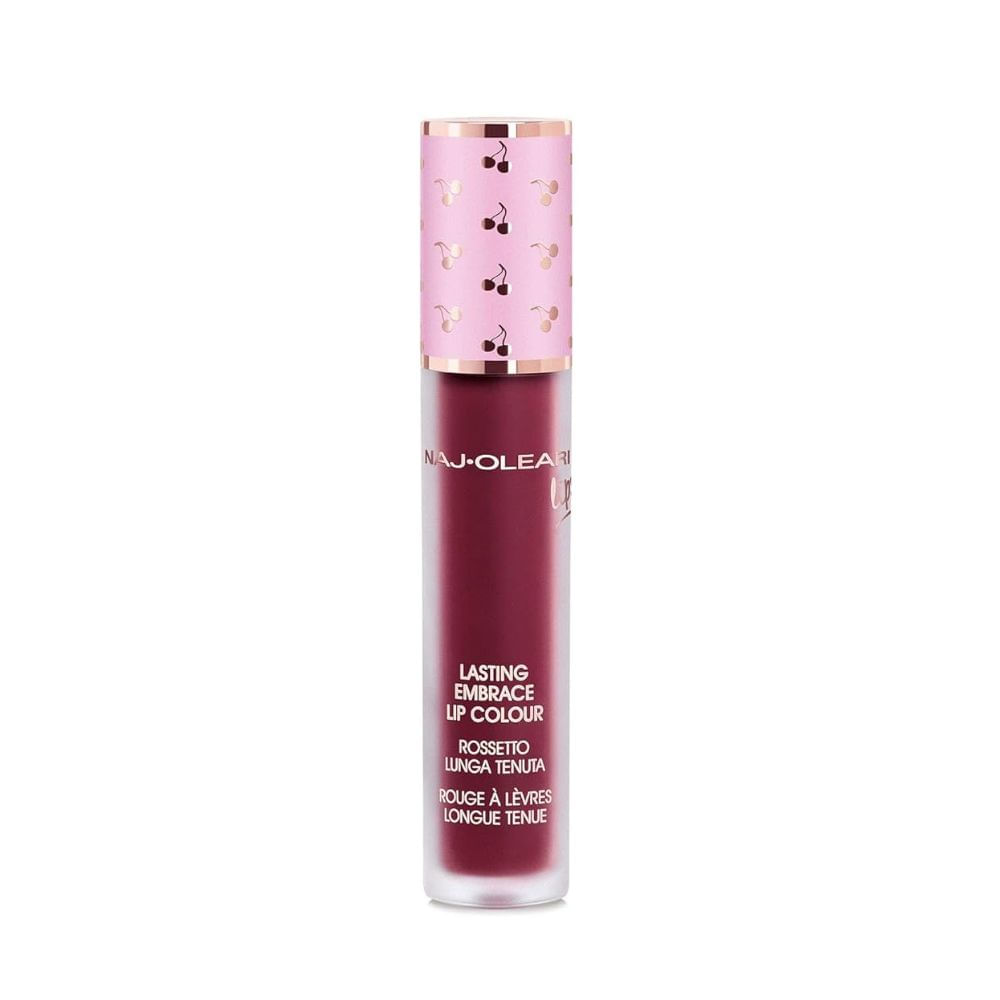 NAJ-OLEARI Lasting Embrace Lippenstift – Metallic Rose, Für Unisex, Pflegende Formel