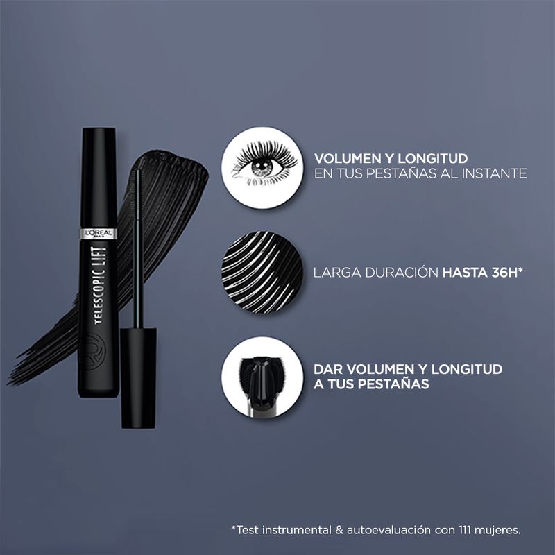 Mascara-De-Pestañas-Telescopic-Lift-Washeable-