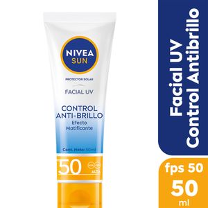 Protector Solar Facial Control Anti-Brillo FPS 50 Todo Tipo De Piel