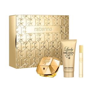 Set Lady Million EDP 80 Ml + Body Lotion + Travel Size