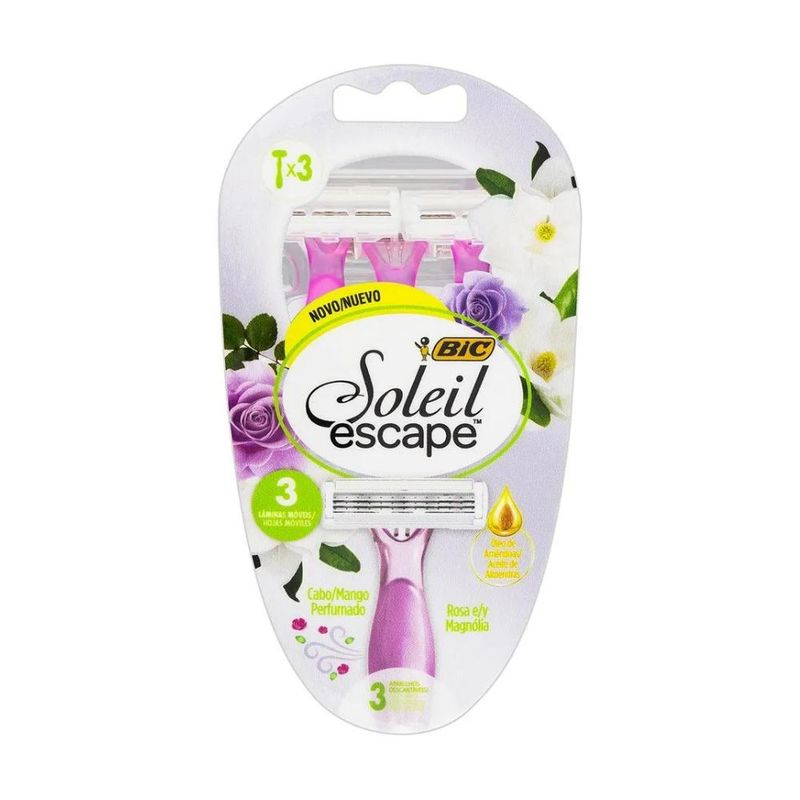 Maquina-Para-Afeitar-Soleil-Escape-Rosa-Magnolia
