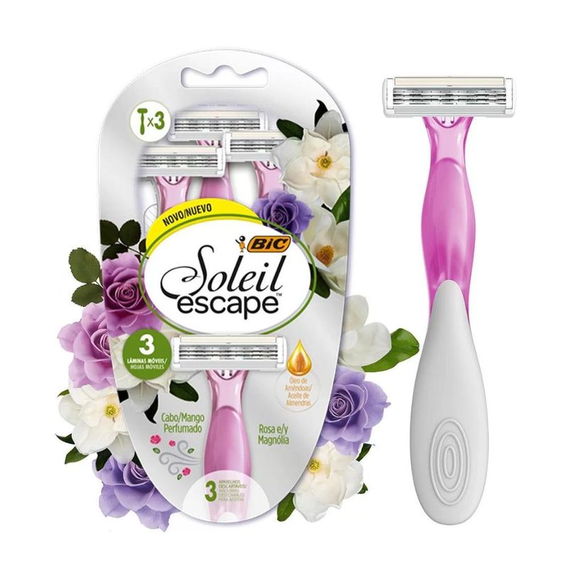 Maquina-Para-Afeitar-Soleil-Escape-Rosa-Magnolia