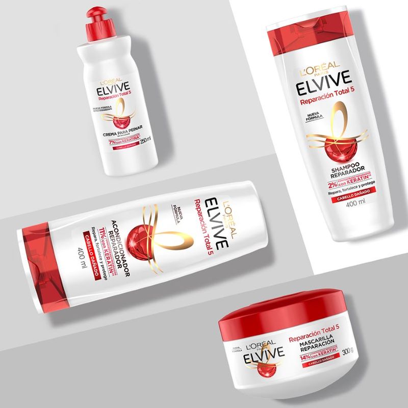 L'Oréal Elvive Total Repair 5 Champú (Shampoo) Reparador - 285 ml