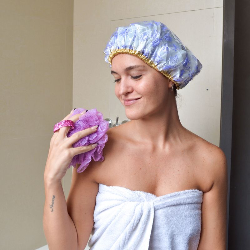 Gorro-De-Baño-Algas-Lilas-