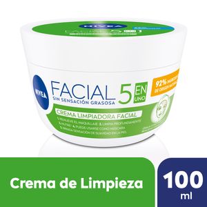 Crema 5 En 1 Cuidado Limpiadora Todo Tipo De Piel