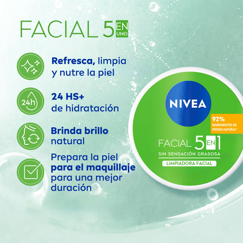 Crème Nivea 5 En 1 Hydratation 24h à L'huile De Jojoba - Teinte Medium, Neuve