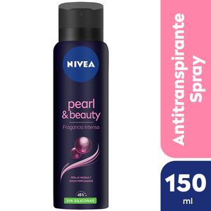 Desodorante Antitranspirante Pearl & Beauty Fragancia Intensa Sin Siliconas