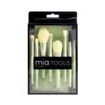 Kit-De-Brochas-Para-Maquillaje-Con-Estuche-Verde