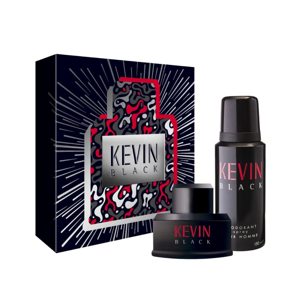 Kevin Set Kevin Black EDT 60 Ml DEO Perfumerias Pigmento