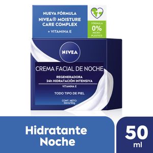 Crema Facial Hidratante De Noche Essentials Regeneradora Piel Normal