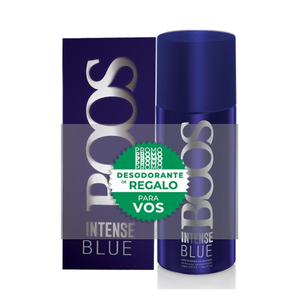 Boos Set Intense Blue EDP 90 Ml + DEO - Perfumerías Pigmento