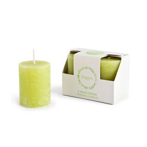 Vela Votiva Verbena y Fresias