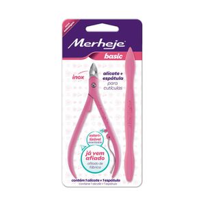 Kit Alicate Para Cutículas + Espátula