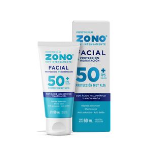 Protector Solar Facial Hidratante Efecto Seco FPS 50+