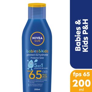 Protector Solar Protect & Hydrate Babies & Kids 5 en 1 FPS 65