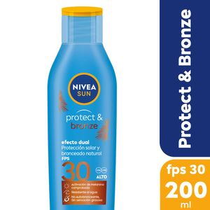 Bronceador y Protector Solar Protect & Bronze FPS 30