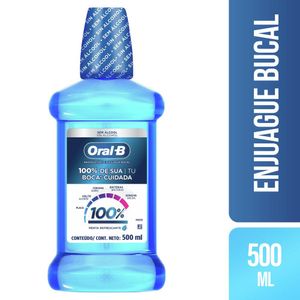 Enjuague Bucal 100% Menta Refrescante