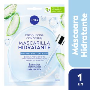 Mascarilla De Papel Hidratante Con Sérum Para Piel Seca