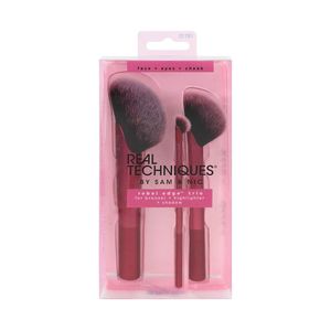Kit De Brochas Para Maquillaje Rebel Edge Trio